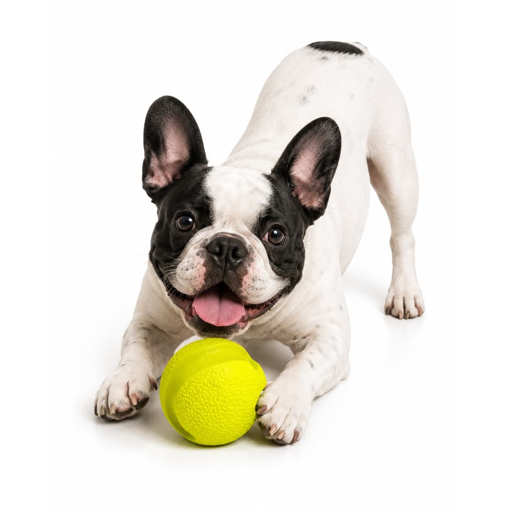 Bola Mordedora Brinquedo Pet Cães Slim Ball 50Mm verde Neon