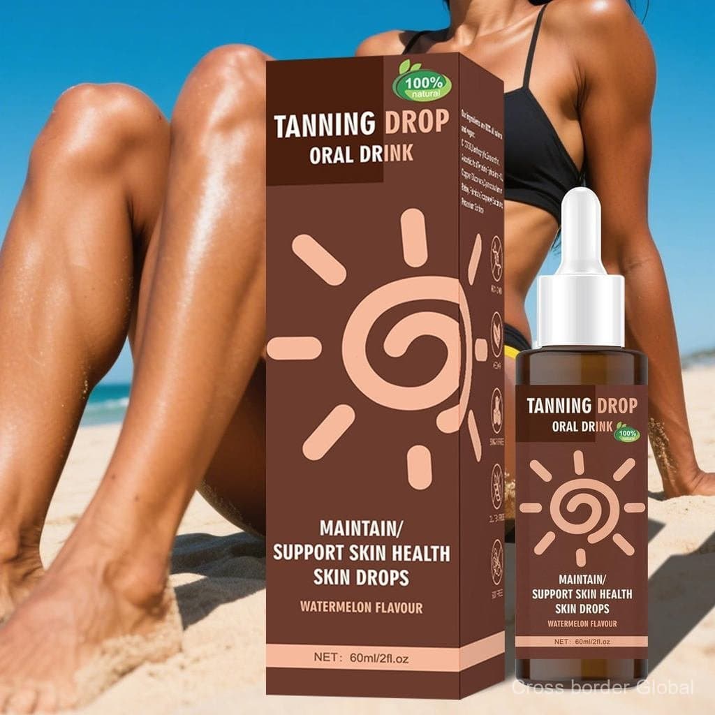 Gotas potáveis sem bronzeamento, edição de Ano Novo 2025, 60ml de gotas potáveis sem bronzeamento, adequadas para