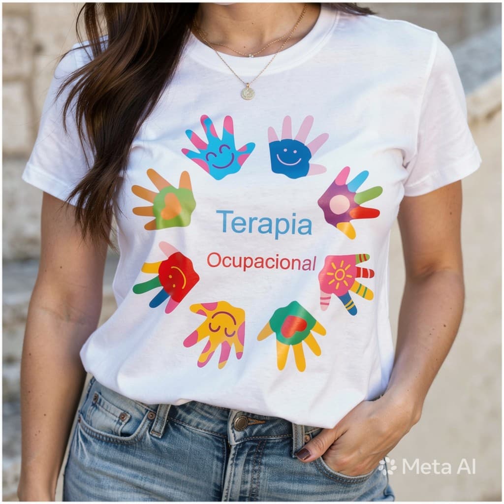 Camiseta Terapia Ocupacional T.O TO  Baby Look  Blusa Variados Tipos 03T4