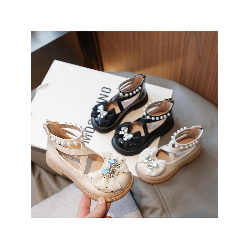 2026 primavera sapatos de couro novo estilo sapatos meninas sapatos romanos de sola macia cor sólida couro brilhante sap