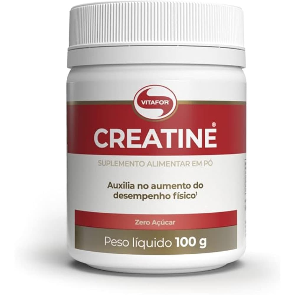 Creatina Monohidratada Creatine Sem Sabor 100g Vitafor