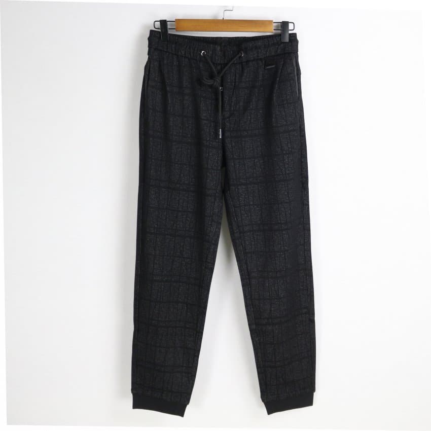 HL28052 Sheng série primavera outono estilo masculino rendas calças magras calças casuais calças elásticas calças compri