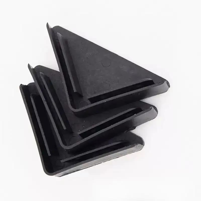 Aço angular, prateleira de aço angular, acessórios de aço triangular, protetor de canto de plástico, lados desiguais, la