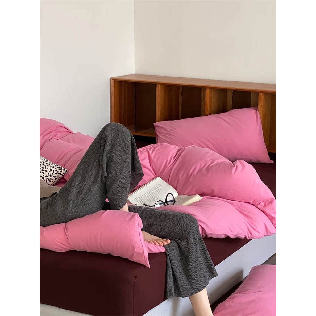 Nu dormir pele-amigável classe A algodão Tianzhu colcha capa de algodão puro malha algodão duplo 200x230 colcha capa úni