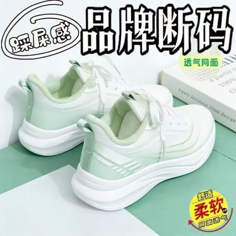 Sapatos femininos de verão novo estilo sapatos de malha respirável feminino versão coreana All-Match sapatos brancos tên