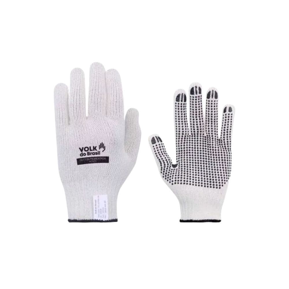 Luva Volk Cotton Pigmentada - embalagem com 12 pares
