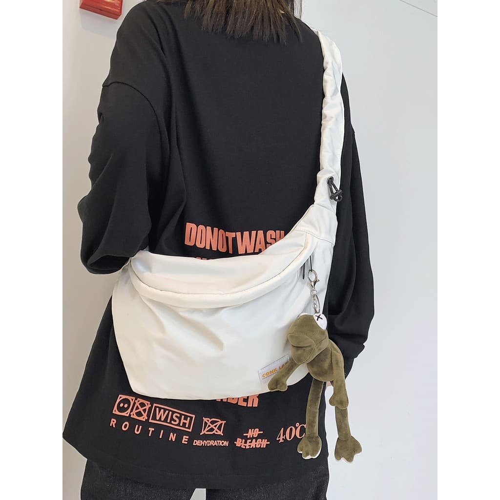 Mori série feminina náilon pano bolsa de ombro 2026 novo estilo simples Casual ao ar livre All-Match Commuter saco do me
