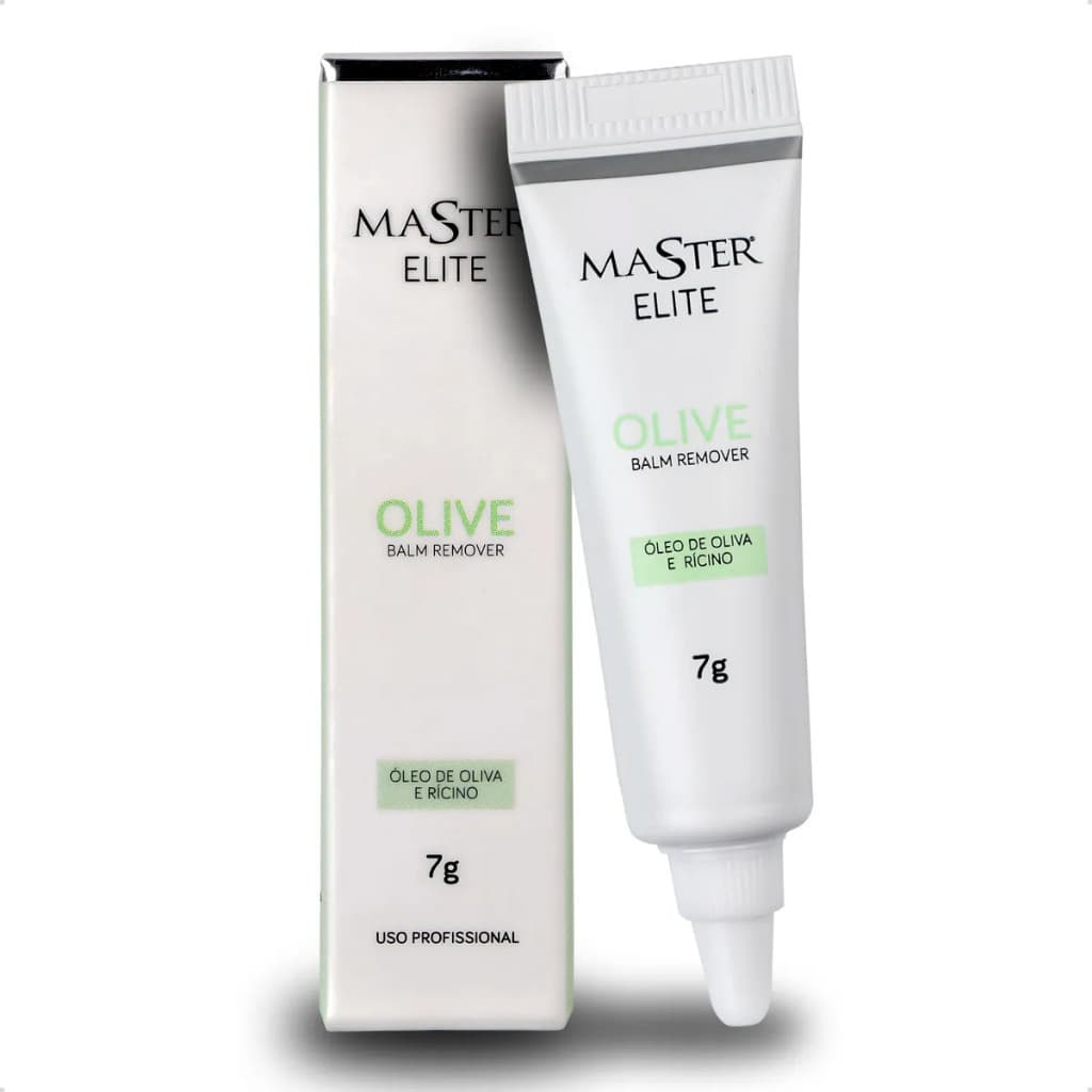 Removedor De Extensão de Cílios  Balm Olive Master 7g Hipoalergênico Alongamento Volume Retenção