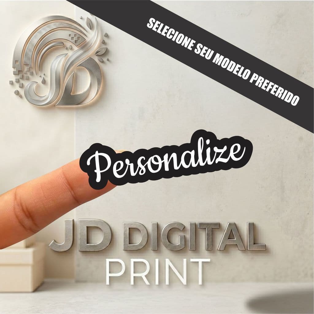 Etiquetas Adesivas Personalizadas - ESCOLHA O MODELO DESEJADO