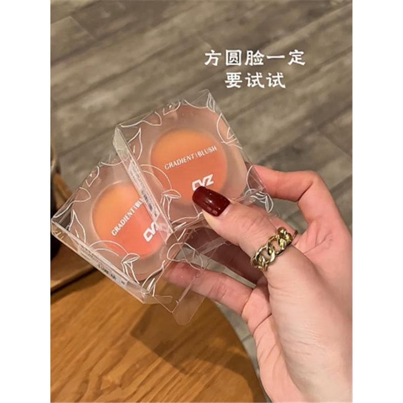 CVZ Pêssego Gradiente Blush Nude Maquiagem Natural Iluminador Reparador Matte Rouge High-End Atmosfera Blush Estudante i