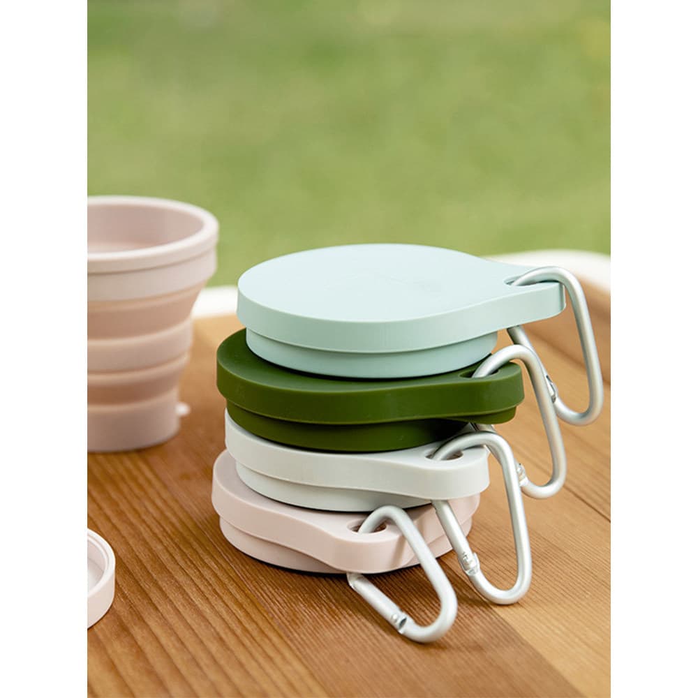 Copo de água dobrável portátil com cordão, copo de escovação para viagem, artefato essencial, acampamento ao ar livre, S