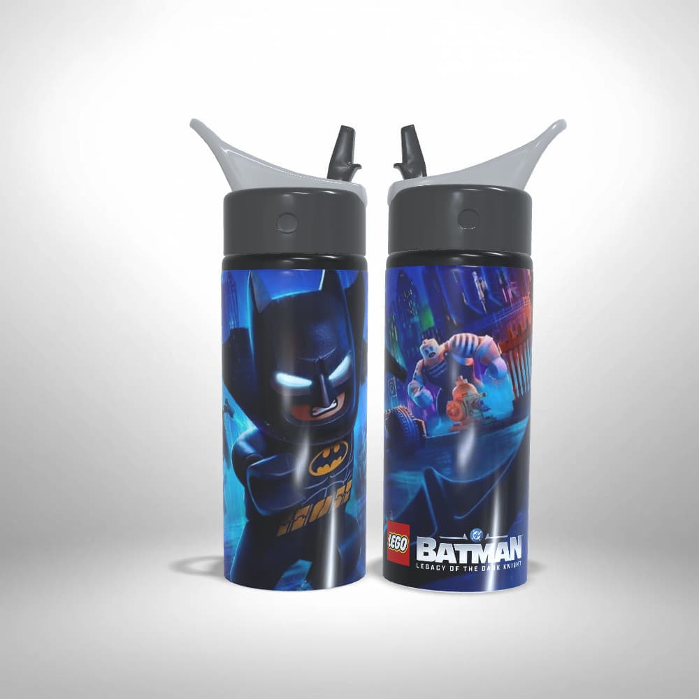 Garrafa Squeeze Personalizado Lego Batman Legacy of the Dark Knight