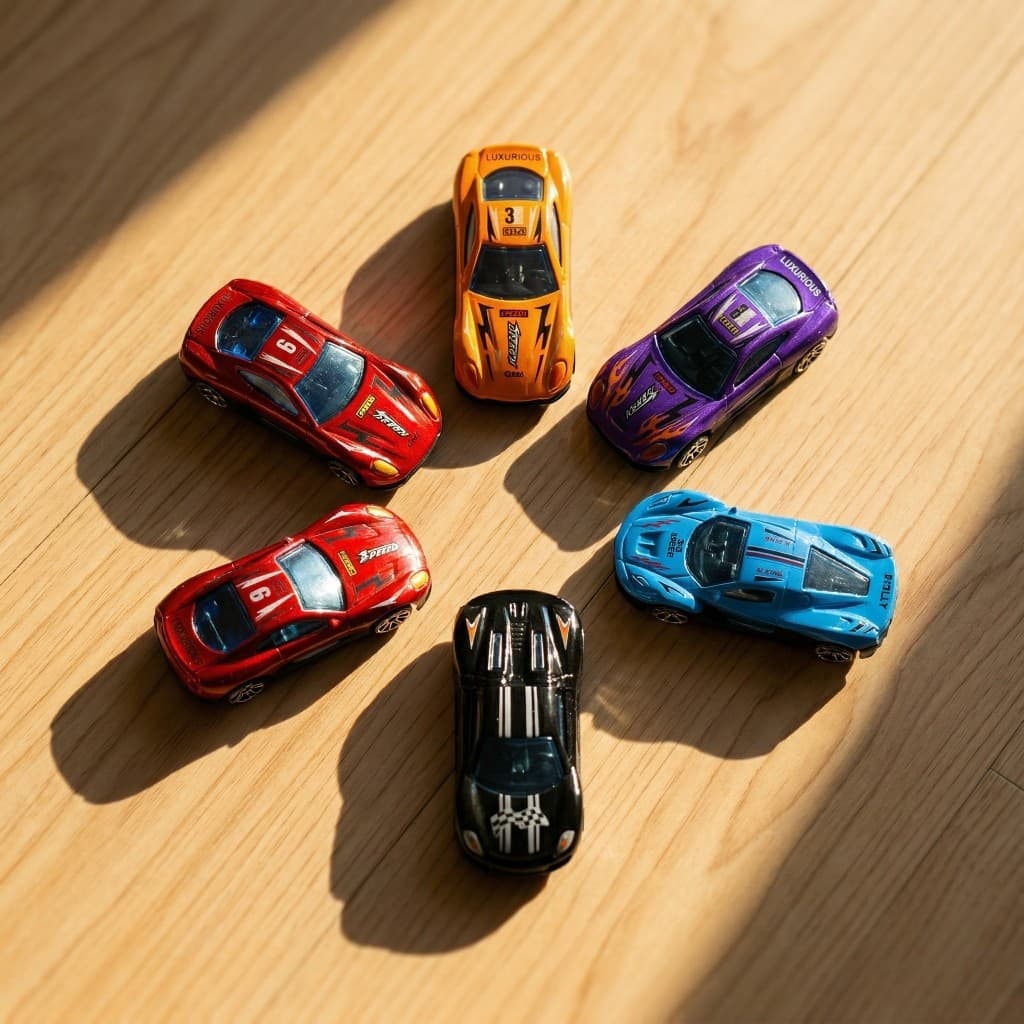 Carrinhos de Metal 1:64 Estilo Hot Wheels – Mini Carros Coloridos e Divertidos