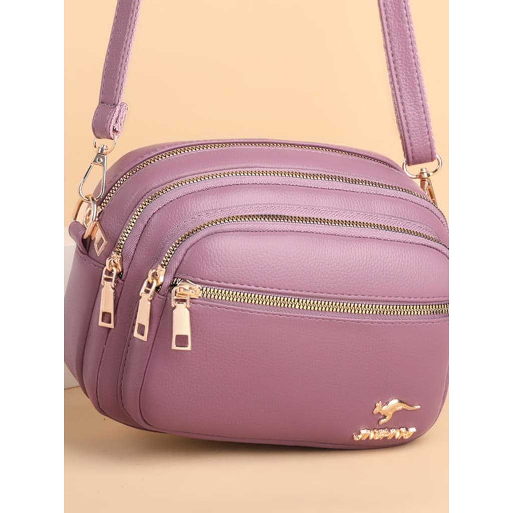 High-End textura saco feminino 2026 novo estilo bolsa feminina Multi-camada ombro saco do mensageiro saco do telefone mó