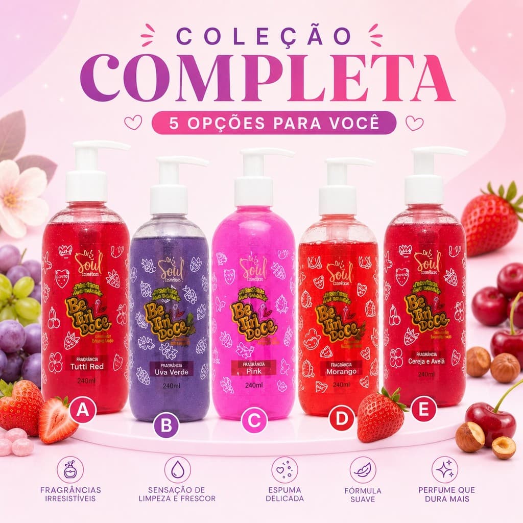 SABONETE LIQUIDO CORPORAL 230ml - BABASOUL
