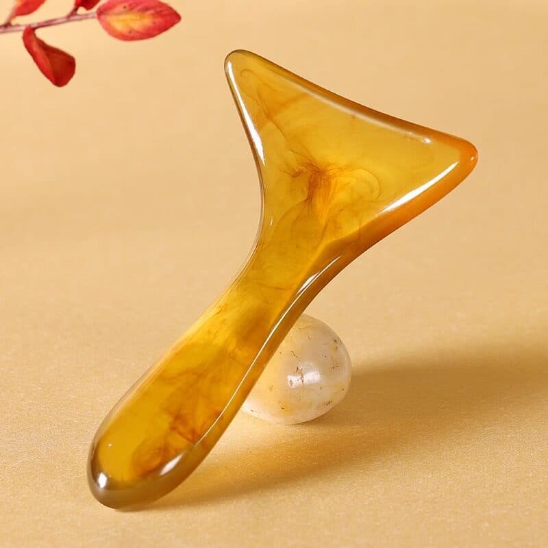 Pescoço para trás Gua Sha placa de massagem massagem massagem dedicada beleza Facial corpo inteiro Universal meridiano d