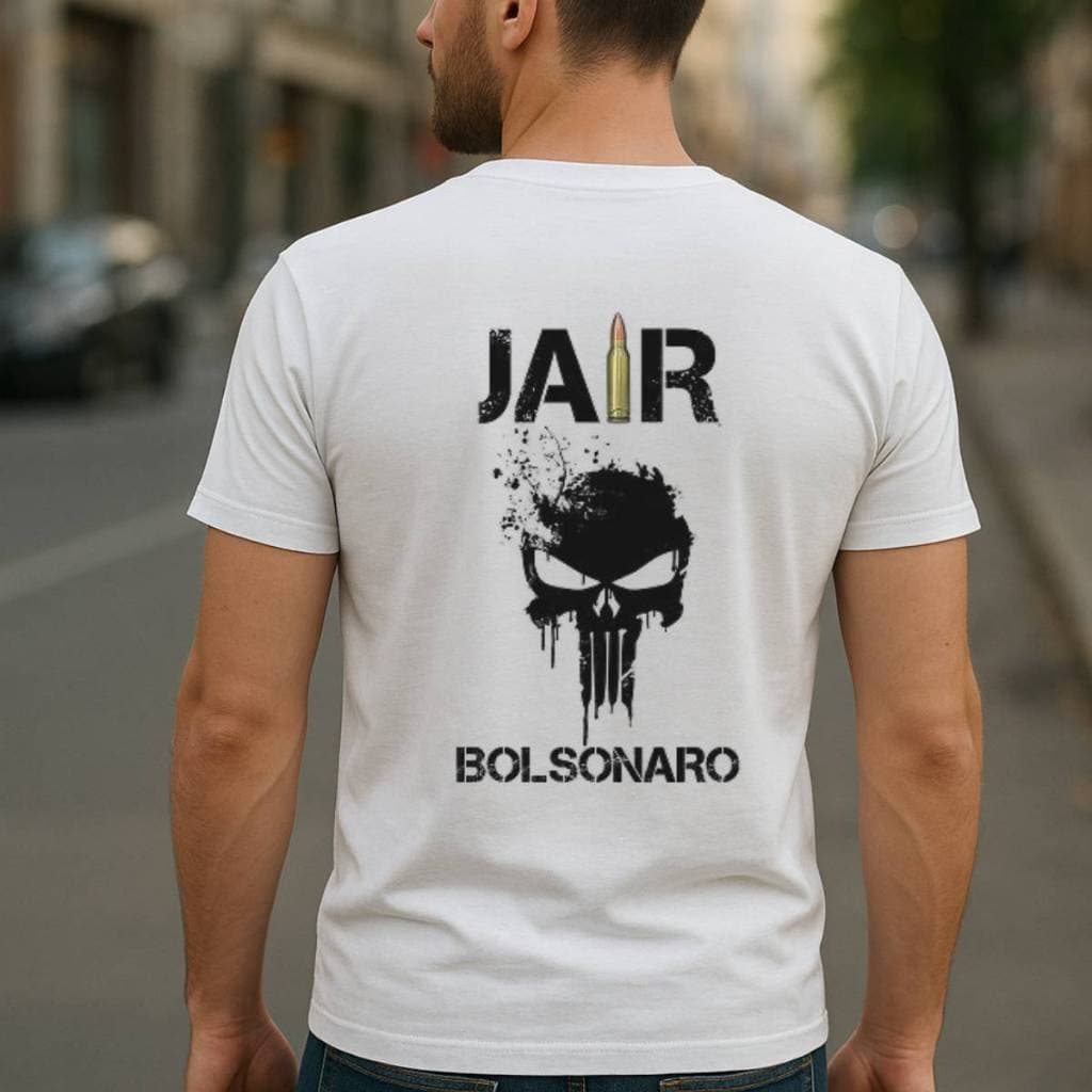 Camiseta Bolsonaro Deus Pátria Família Liberdade Unissex Premium Malha 100% Algodão Conforto
