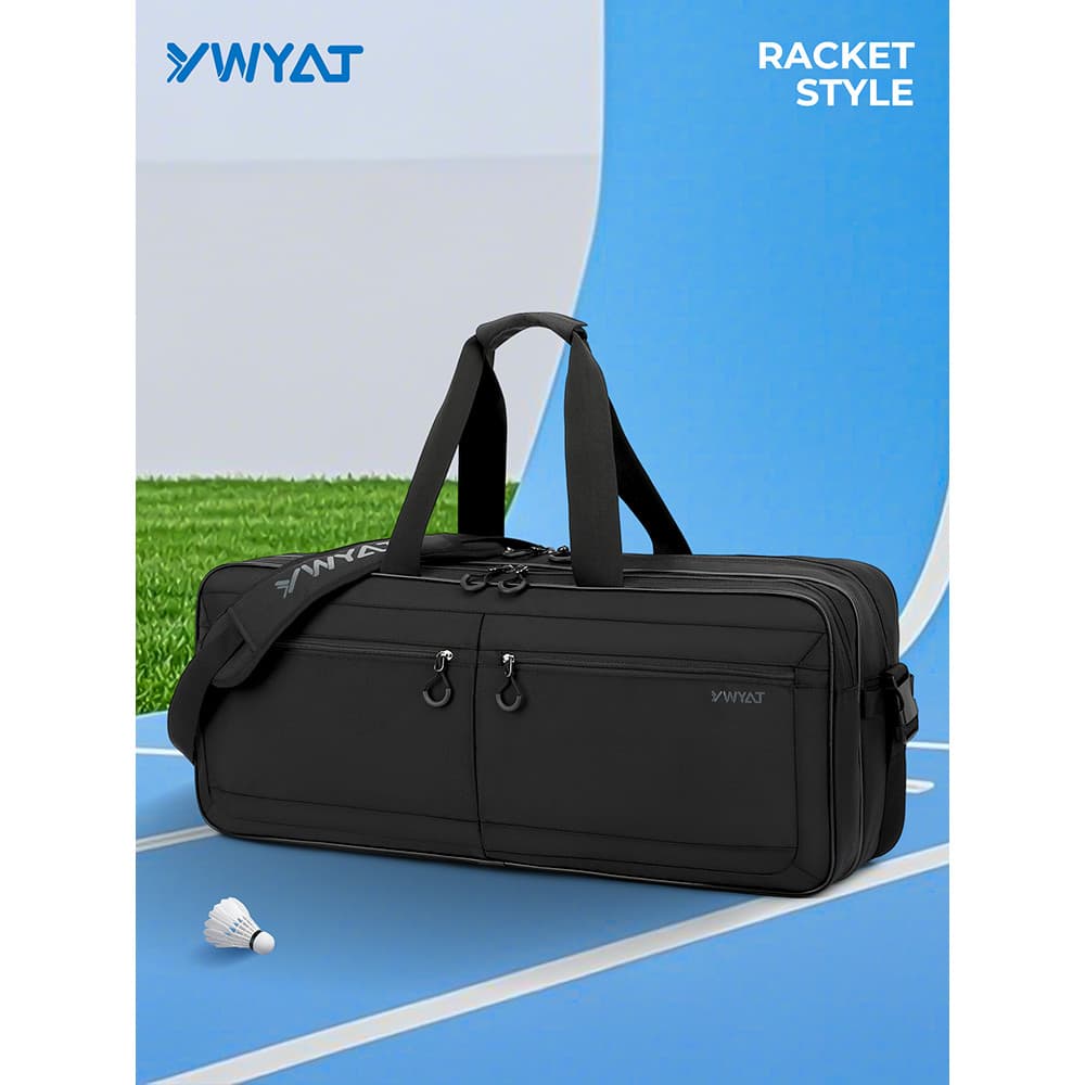 Bolsa profissional para raquete de badminton, bolsa de grande capacidade, mochila de tênis, mensageiro de um ombro, bols
