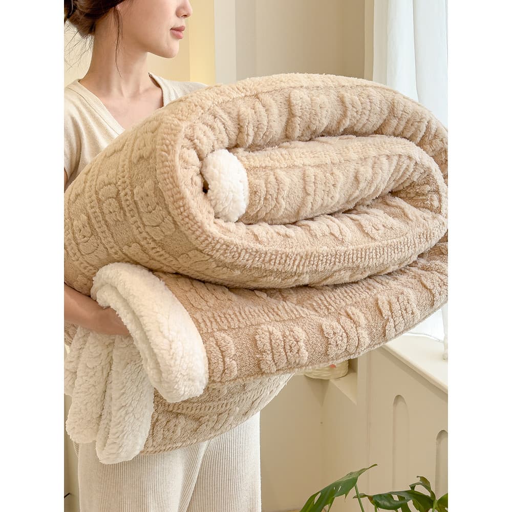 MUJI cobertor para cama leite velo cobertor escritório Nap cobertor sofá capa cobertor Coral velo colcha