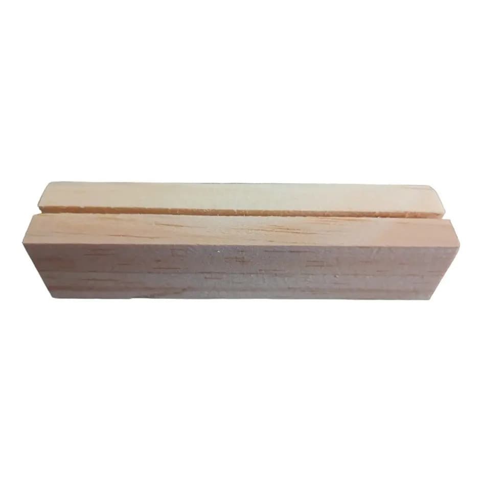 Porta Cartão Madeira De Pinus Kit 10 Unidades 25x5