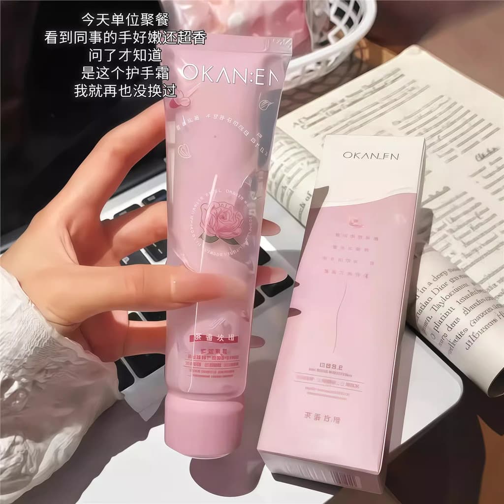 Inpopular, mas ótimo cheiro!Fragrância creme para as mãos hidratante hidratante Anti-secagem feminino genuíno loja princ