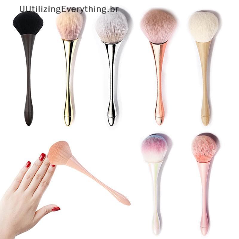 UUTIL Pincel Para Unhas Manicure Cabeça Grande Flor Em Pó Blush Ferramenta De Beleza