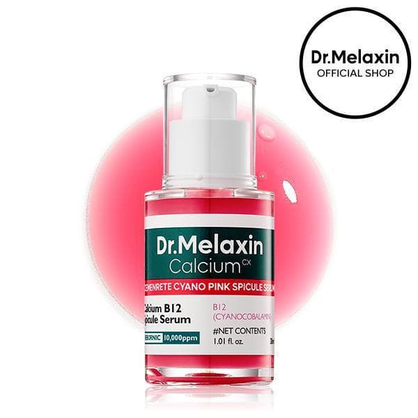 [Dr.Melaxin Oficial] Sérum de Espículas Rosa Cianotinto Cemenrete |   Redução de poros, Clareamento, Hidratação, Rugas |