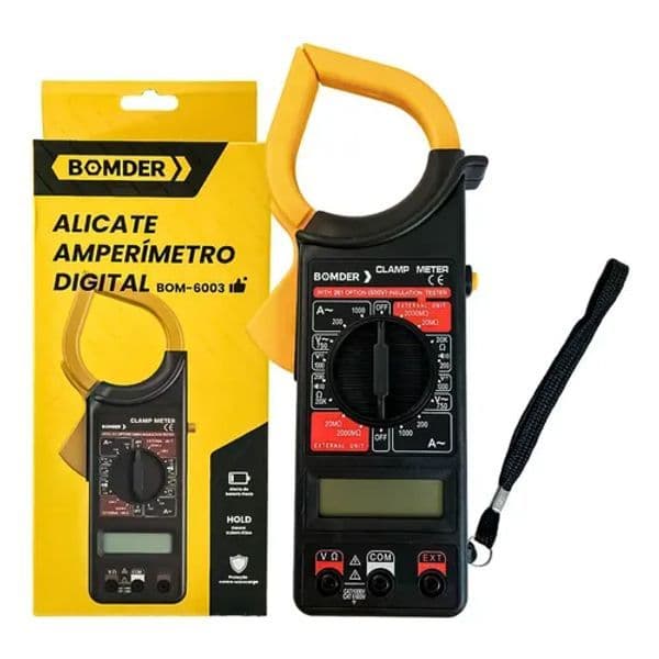 Alicate Amperímetro BOMVINK BOM-6003