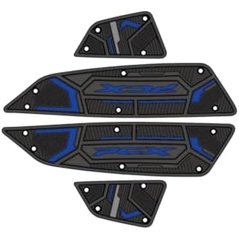 Pedal Integrado Compatível Com Modificado Para Pés , Borracha Decorativa Anti-Queda PCX160 Almofadas Antiderrapantes (Az