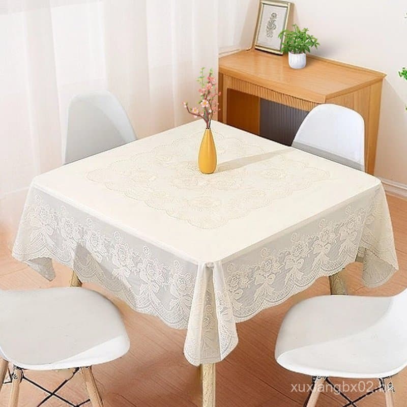Toalha de mesa impermeável, resistente a óleo e ao calor, lavável, retangular, para uso doméstico na sala de estar.