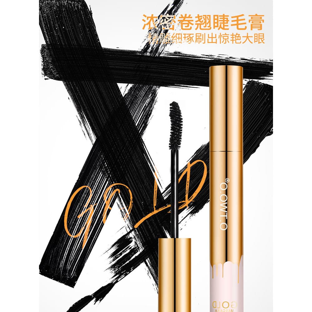 O.TWO.O Mascara Influencer Feminino À Prova D 'Água Longo Grosso Curling Roots Limpar Cabeça de Escova Pequena Não Manch