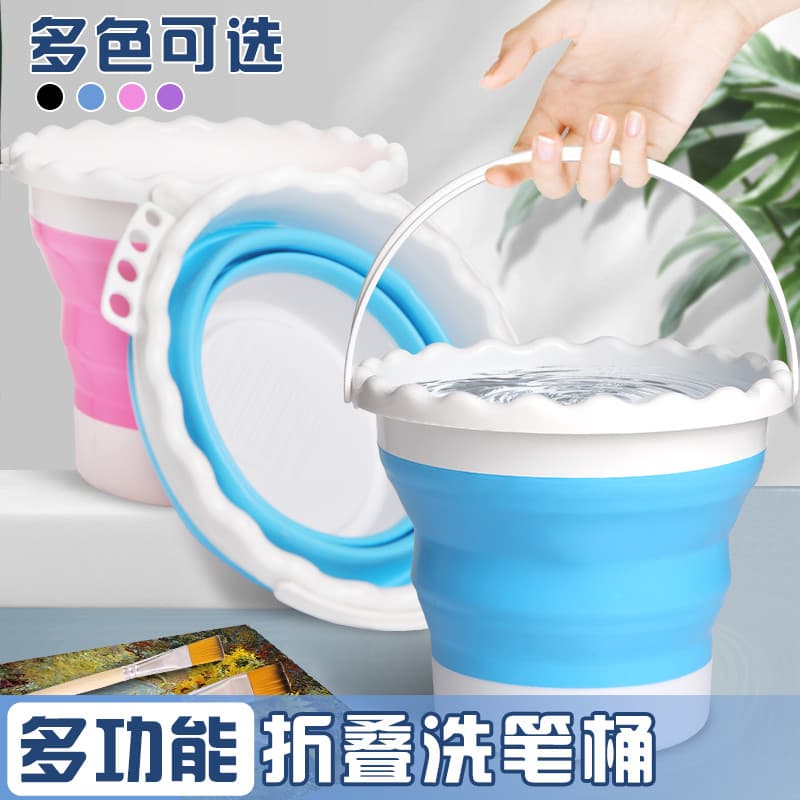 Shabu caneta balde de lavagem caneta balde de arte estudantes caneta dedicada lavagem guache pintura chinesa caneta bald