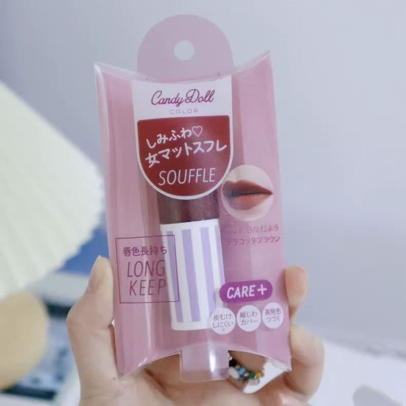 Mori E Mesmo Estilo Semi-Fosco Fosco Japonês CandyDoll Lip Gloss Hidratante Lip Gloss Veludo Fosco doce