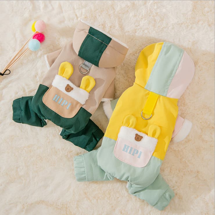 Roupas para cães roupas de inverno roupas de algodão cães pequenos Teddy Bichon filhotes Pomeranian animais de estimação