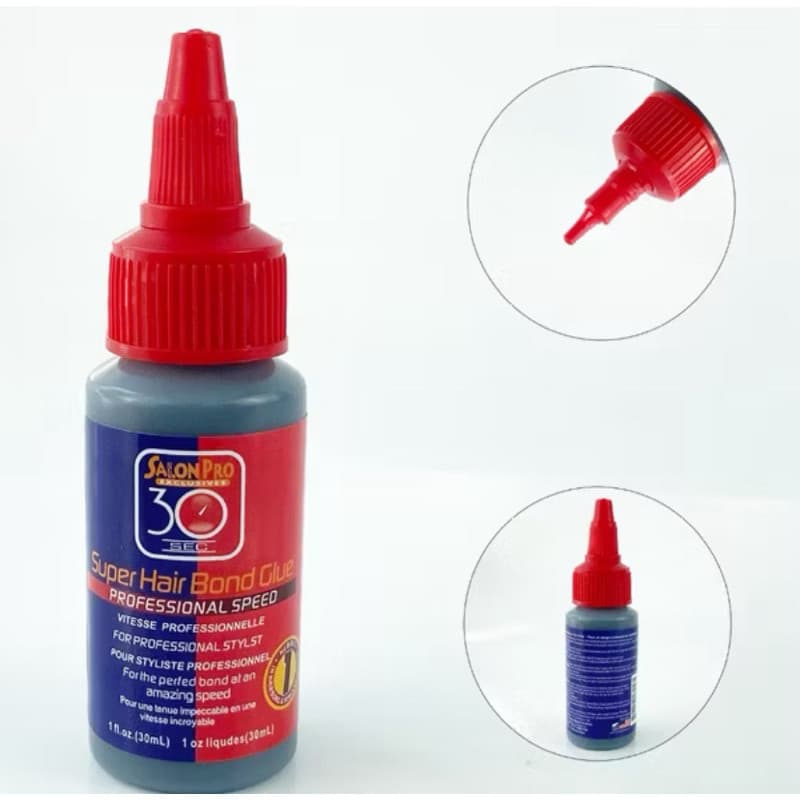Super Cola Rapida 30 seg Salon Pró Para Alongamento Mega Hair 30ml