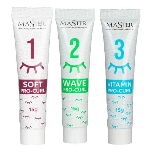 Kit Passo 1 2 3 Lash Lifting Brow Lamination Master 15g
