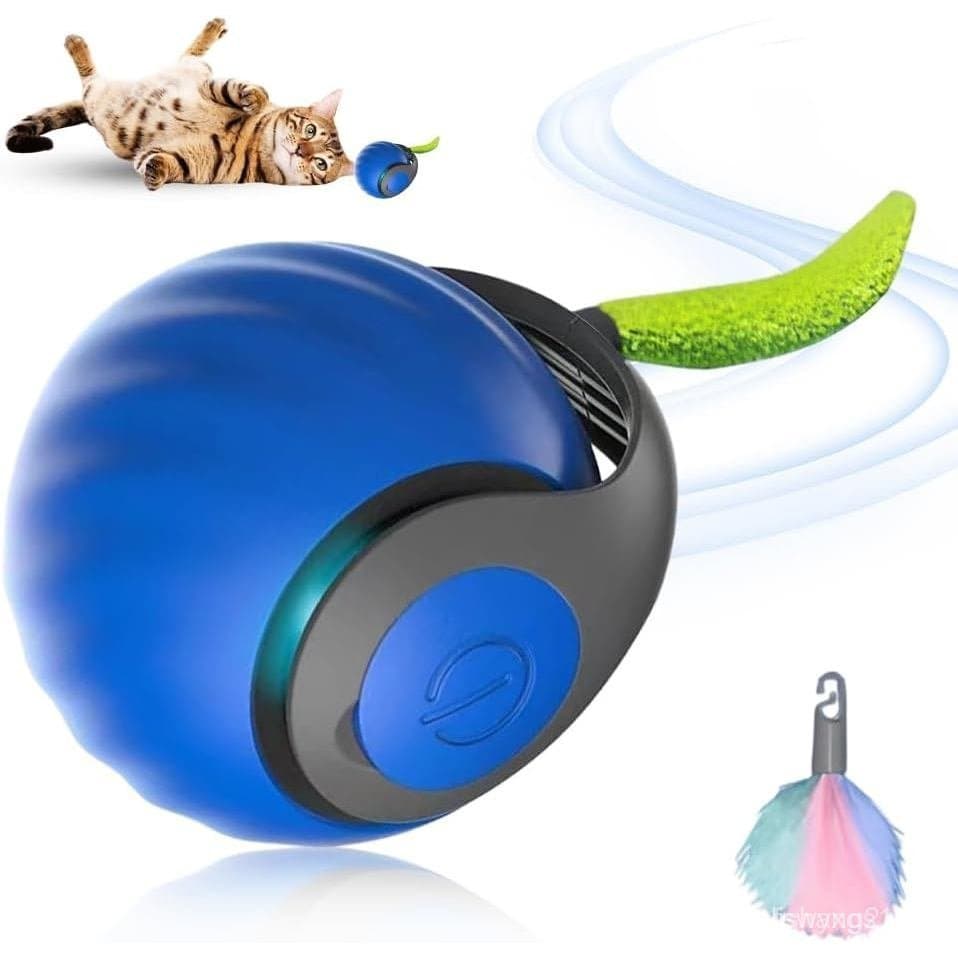Brinquedo Interativo para Gatos, Novos Brinquedos para Gatos Adultos de Interior 2025, Bola de Brinquedo para Gatos, Bol
