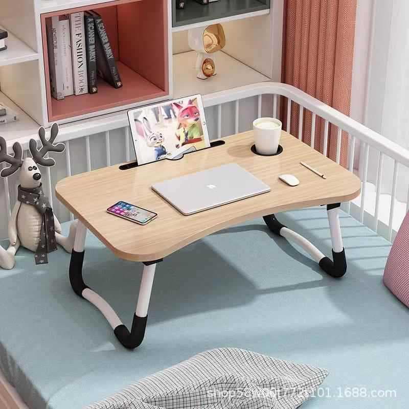 Mesa de computador dobrável novo estilo cama dobrável mesa do computador Bay janela cabeceira Notebook escritório pregui