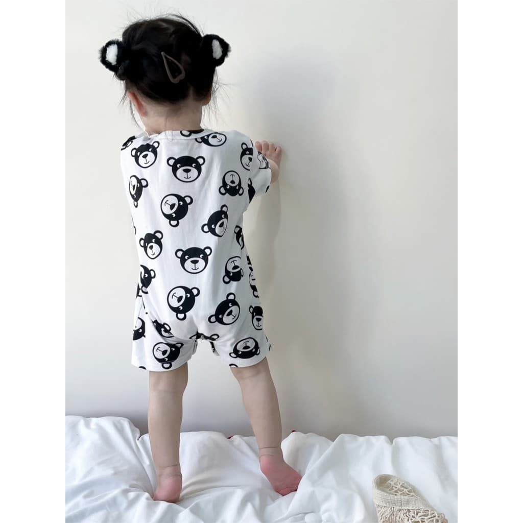 Macacão de bebê verão macacão de algodão puro fino manga curta macacão bebê bonito Super bonito roupas de verão bebê men