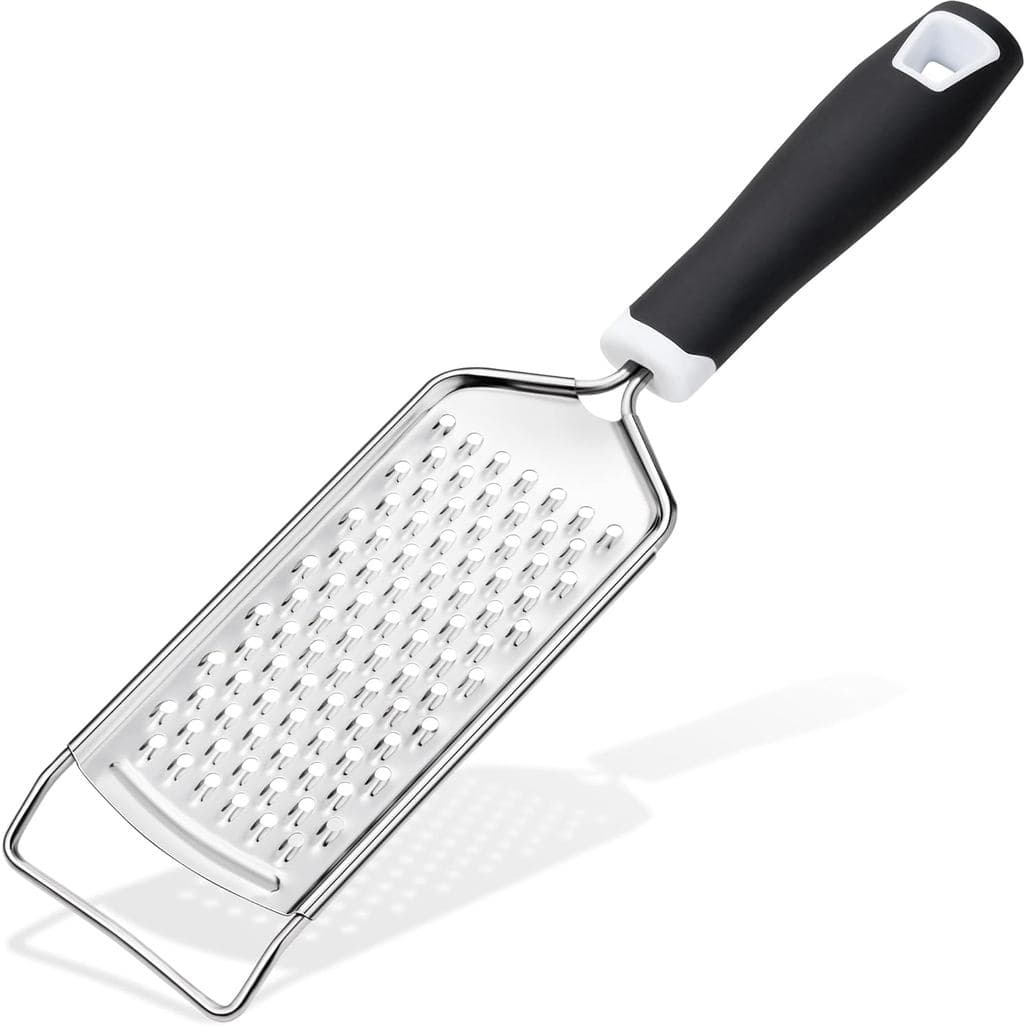 Raladores de Queijo Profissionais Rainspire para Cozinha, em Aço Inoxidável, Ralador Manual de Metal com Cabo para Queij