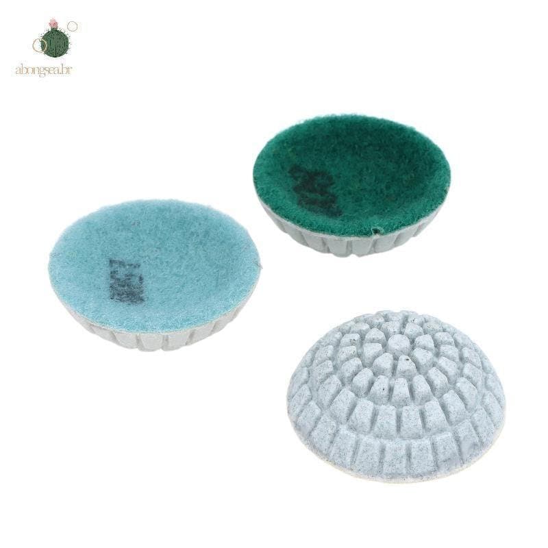 abongsea 8 Pçs/Set 2 Polegada Conjunto De Almofadas De Polimento De Diamante Molhado Seco Tigela Em Forma De Discos De M