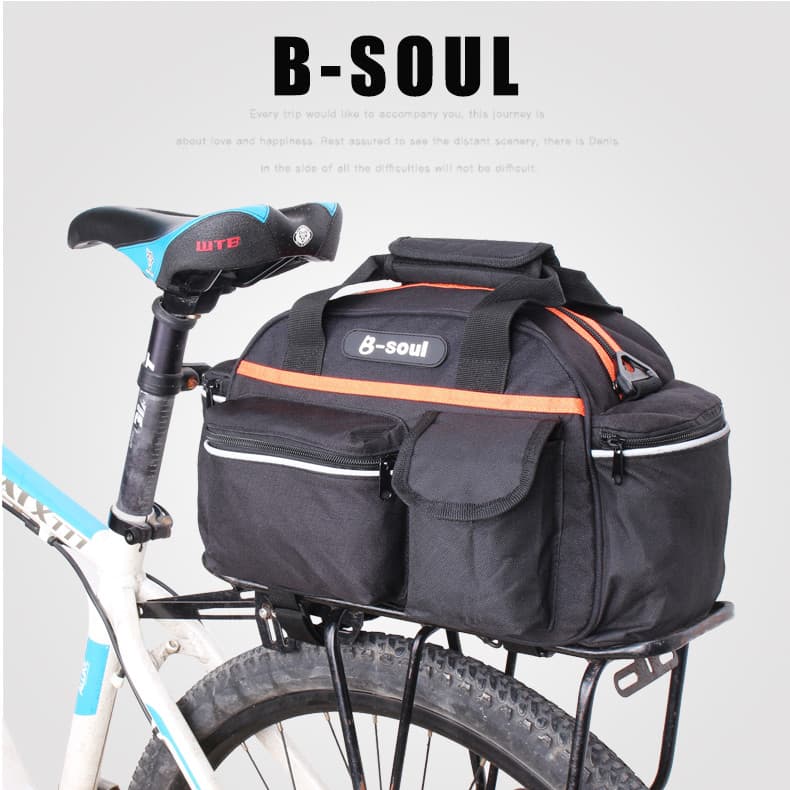 Novo estilo saco de quadro traseiro Mountain Bike pacote traseiro saco dobrável Rack carro ciclismo camelo saco assento