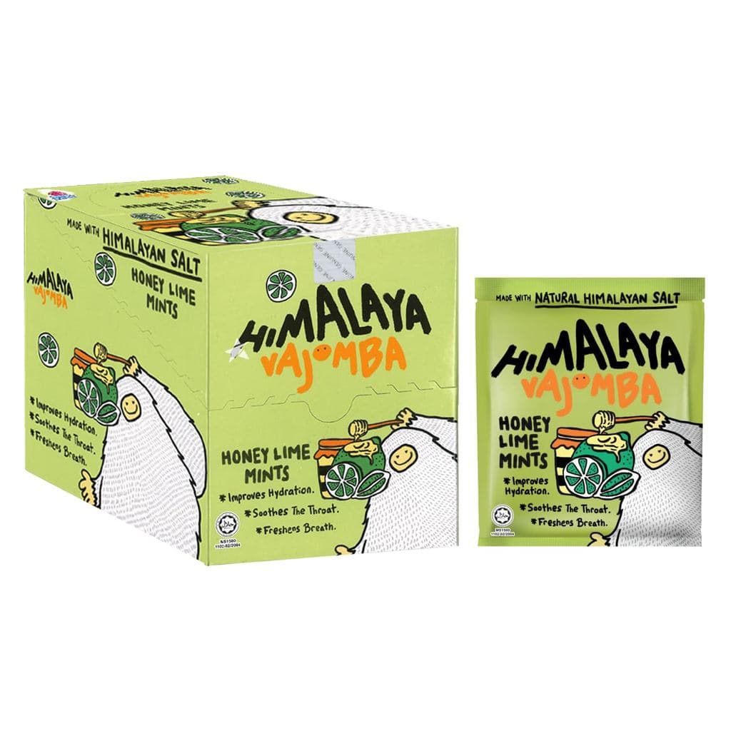 Big Foot Himalaya Salt Candy (Pacote com 12) (Menta com Mel e Limão)