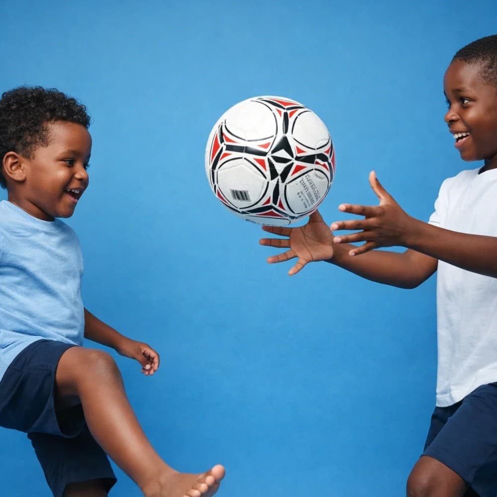 Bola Futebol Infantil Vinil Macia Inflável Crianças 3 Anos Segura