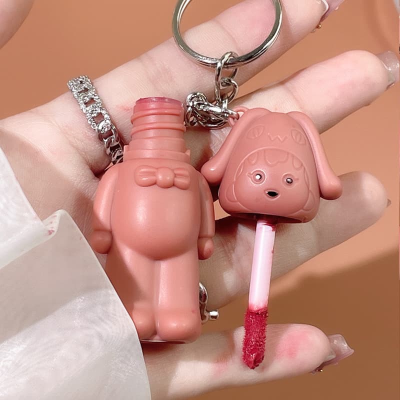 Kobeleen Star Girl Lip Glaze Chaveiro de seis cores Esmalte labial Veludo fosco Branco fosco Veludo Produto genuíno não