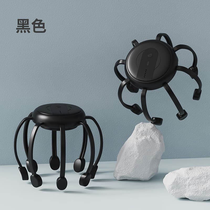Nova cabeça de polvo inteligente massageador automático cabeça terapia máquina massageador cabeça massageador