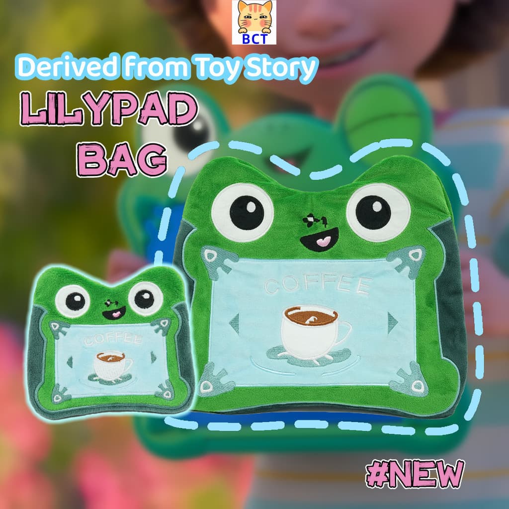 BCT ✨ Toy Story Lilypad Plush Fun Cartoon Tablet Bag Coleção Plushie Boneca Presentes Criativos Para Adultos E Crianças