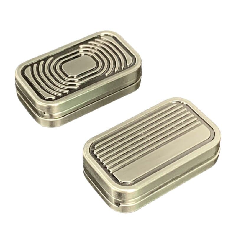 Edc brinquedo de descompressão Push marca máquinas ilimitadas descompressão ferramenta útil dedo Spinner preto tecnologi