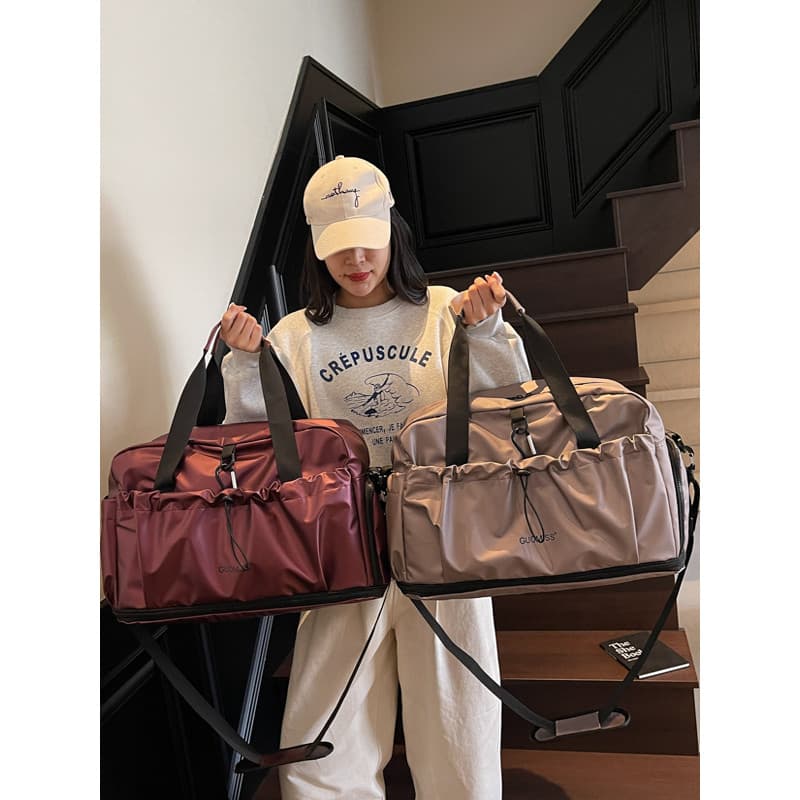 Bolsa de viagem para roupas de curta distância, Super grande capacidade, bolsa feminina, separação seca e molhada, à pro