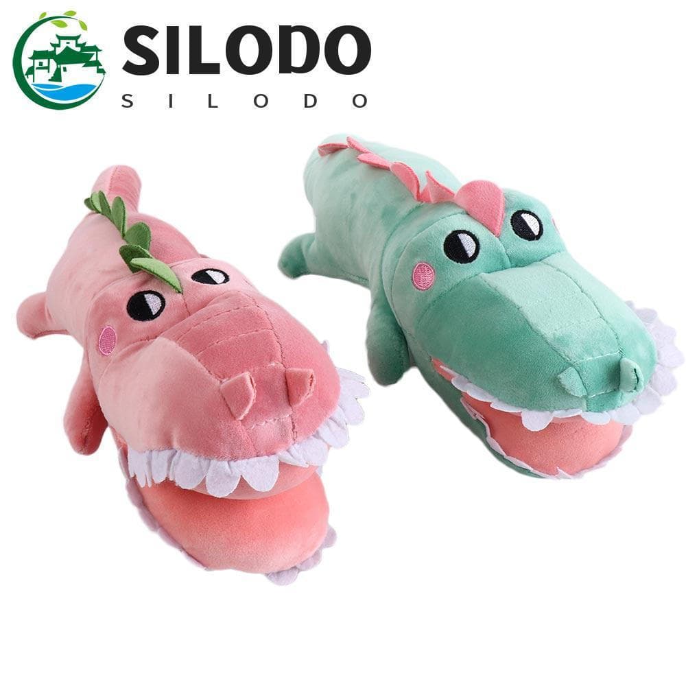Brinquedo De Pelúcia De Crocodilo SILODO , Bonecos Recheados , Desenho Animado